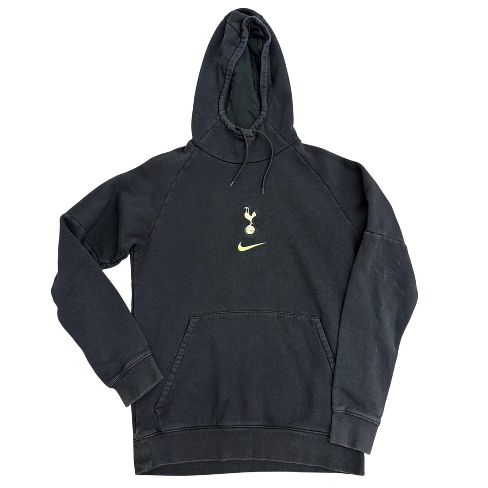 Nike Tottenham Hotspur FC Mens Hoodie Black Spurs Soccer Pullover CI9565-010 S